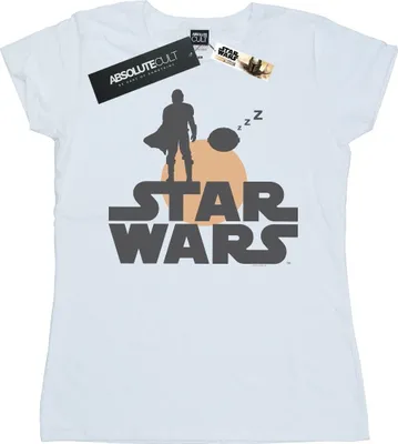 Produktbild von Star Wars - "The Mandalorian And The Child" T-Shirt für Damen BI42959 (XXL) (Weiß)