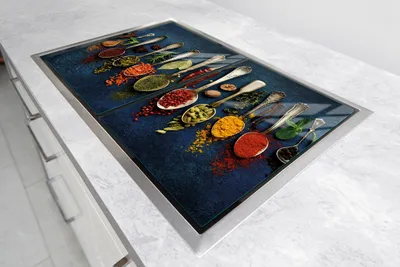 Imagen del producto de Plato De Vidrio Protector Para Cocina, 2 Unidades, 35X52 Cm, Para Especias