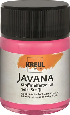 Produktbild von KREUL Javana Stoffmalfarbe für helle Stoffe Pink 50 ml