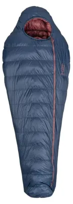 Productafbeelding van Patizon mummieslaapzak, model D 590 L, kleur: donkerblauw - vuurrood, temperatuurbereik: -30°C, kleur: blauw