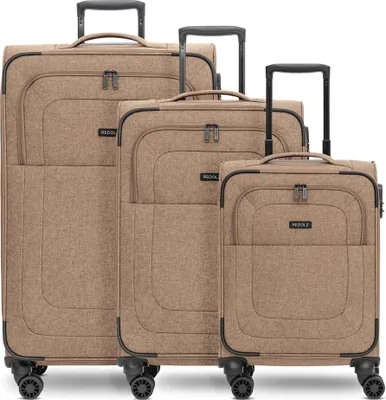 Produktbild von REDOLZ Essentials 12 Trolley-Set 3-teilig Coffee braun 55cm