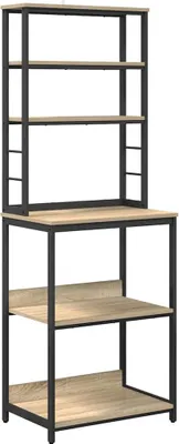 Obrázek produktu pro vidaXL Kuchyňská police Sonoma dub 60 x 40 x 168 cm materiál na bázi dřeva