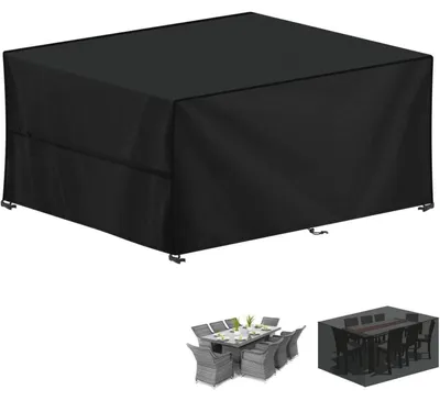 Obrázok produktu pre Ochranný obal na záhradný nábytok, 245x185x100 cm, vodotesný, vyrobený z materiálu Oxford 420D, odolný proti vetru