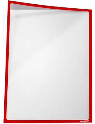Produktbild von Infotasche magnetisch für DIN A4 312x225mm VE=1 Stück rot