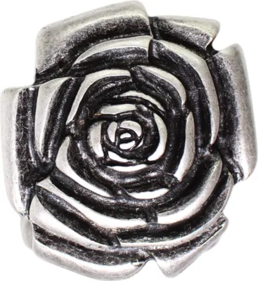 Produktbild von FRONHOFER Gürtelschnalle für Damen, Schmuckschnalle in Rosenblütenform, 4 cm
