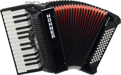 Obrázek produktu pro Hohner Bravo II 60 Černá Klávesový akordeon\n