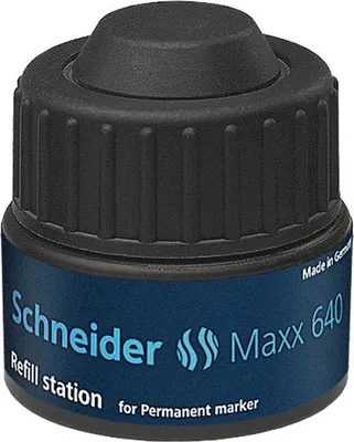 Produktbild von Permanentmarker Refill-Station 640 schwarz Packung mit 6 Stück