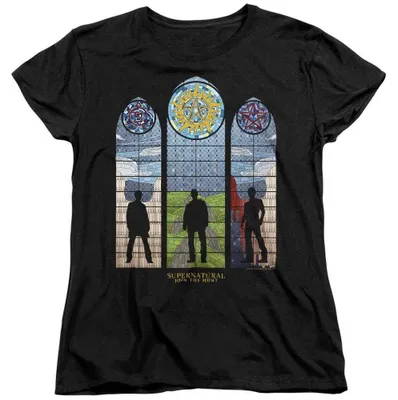 Produktbild von Supernatural - T-Shirt für Damen, Anliegend TV37373 (M) (Schwarz)