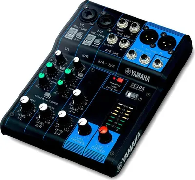 Zdjęcie produktu dla Yamaha MG06, 6 kan., 12 W, Czarny