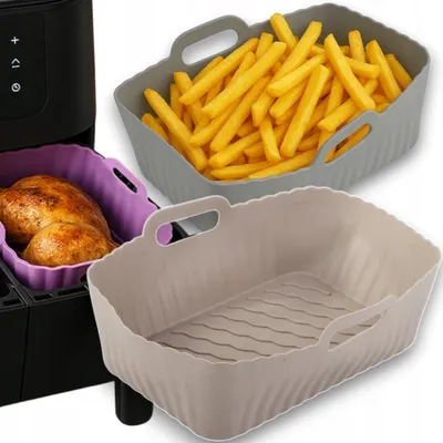 Produktbild von Silikon-Einsatz Backform für Heißluftfritteuse 17x20cm