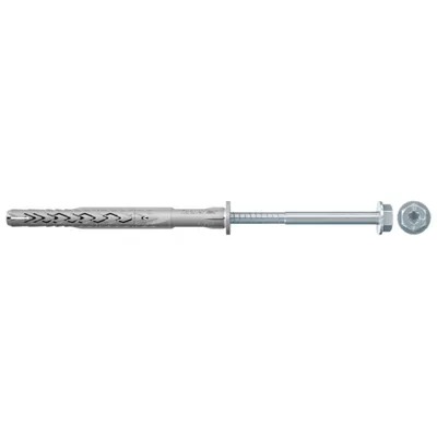 Produktbild von Fischer 546506, Schrauben- & Dübelsatz, Autoklaven-Porenbeton, Mauerziegel, Beton, Gipsblock, Mauerwerk, Kunststoff, Verzinkter Stahl, Torx, TX40