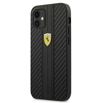 Obrázek produktu pro Pouzdro Ferrari On TrackPolyuretanCarbon Na Iphone 12 Mini - černé