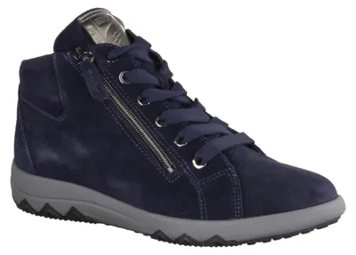 Zdjęcie produktu dla Sznurowane buty do kostki Waldläufer w kolorze niebieskim, rozmiar 3,5