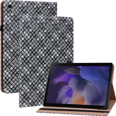 Produktbild von Für Samsung Galaxy Tab A8 2021 Schwarz Kunst Leder Hülle Tablet Tasche Etuis Neu