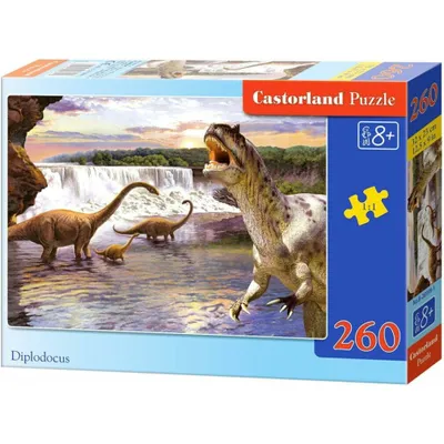 Obrázek produktu pro Castorland Puzzle 260 elementów - Dinozaury w wodzie dla dzieci od 8 lat