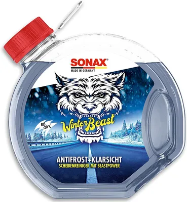 Produktbild von SONAX WinterBeast AntiFrost + KlarSicht Rundflasche -20°C 3 L