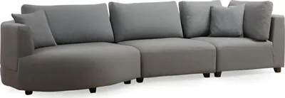 Zdjęcie produktu dla Nowoczesna narożna sofa w kształcie litery L do salonu meble tapicerowane drewniana rama