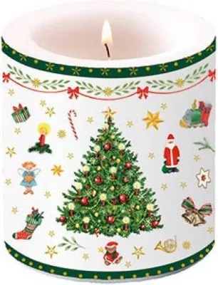 Produktbild von Kerze Weihnachten Nostalgie