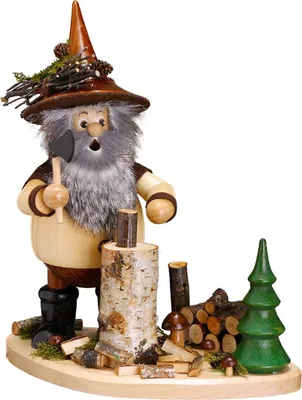 Produktbild von Räuchermännchen Waldwichtel, Typ:Holzhacker