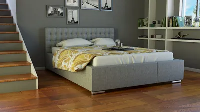 Produktbild von Polsterbett Bett Doppelbett DAMASO XS 160x200cm inkl.Lattenrost