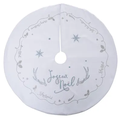 Produktbild von Weihnachtsbaumrock mit Aufschrift, Ø 90 cm