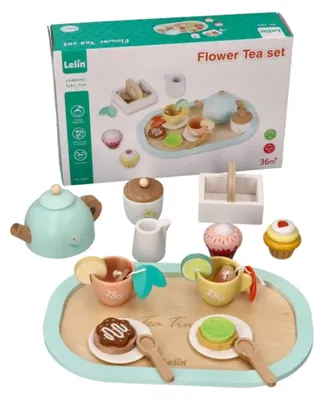 Productafbeelding van Pastelkleurig theeservies