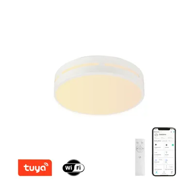 Zdjęcie produktu dla Immax NEO LITE PERFECTO Inteligentna lampa sufitowa okrągła 40cm, 24W biała Tuya WiFi