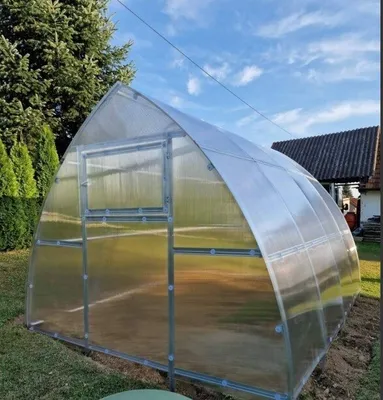Produktbild von Gewächshaus 3×4 m Premium – Treibhaus mit 6 mm Polycarbonat, stabile Konstruktion & UV‑Schutz