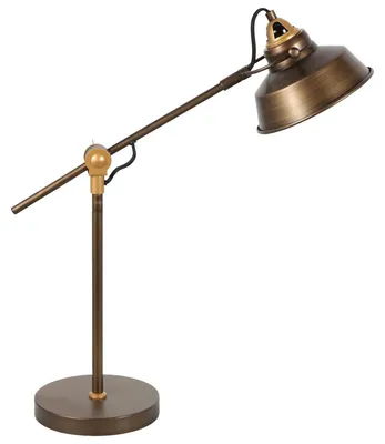 Produktbild von Tischlampe - bronze - Nove -  kunststoff metall - Ø 18cm - E27 - 1321BR - Mexlite