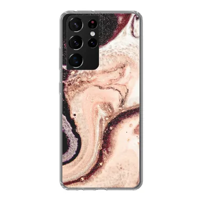 Produktbild von MuchoWow® Handyhülle Schutzhülle Hülle für Samsung Galaxy S21 Ultra Marmor - Mineralien - Naturstein Silikon Softcase Handy Hülle - Mobiltelefon