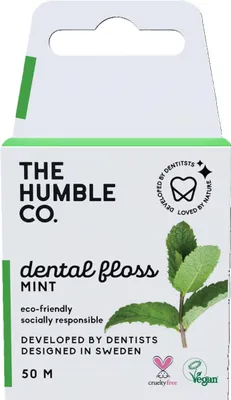 Produktbild von The Humble Co. Zahnpasta Ecological Floss Mint 50M