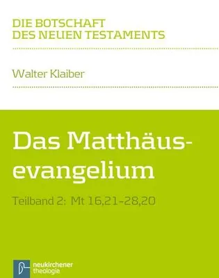 Zdjęcie produktu dla Das Matthäusevangelium Teilband 2
