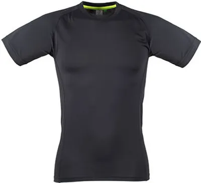 Obrázek produktu pro Tombo TL515 | Pánské tričko slim fit střihu - barva: černá/černá - velikost: XXL