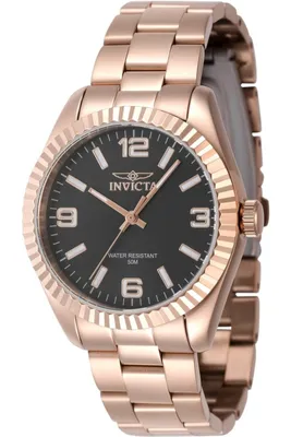 Produktbild von Invicta Specialty 47476 Damenuhr - Quarzwerk - Edelstahl mit schwarzem Zifferblatt - 36 mm