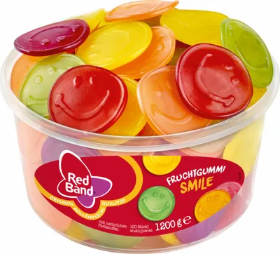 Immagine prodotto di Banda rossa - Gomme alla frutta Smile - 100s