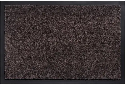 Image de Grand tapis de propreté pour l'intérieur marron en 60x80 cm