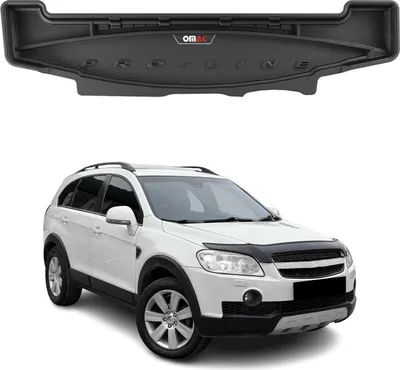 Image de Tapis de Coffre pour Chevrolet Captiva 2006-2018 Noir TPE
