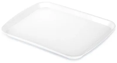 Obrázok produktu pre Servírovací podnos – plast – 35,5 x 27 cm – biely