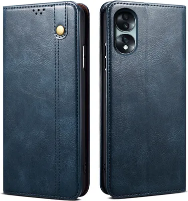 Produktbild von Honor 70 Hülle, Leder Flip Brieftasche Schutzhülle mit Standfunktion für Honor 70 Blau