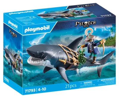Produktbild von PLAYMOBIL 71793 Gefahr durch Riesenhai