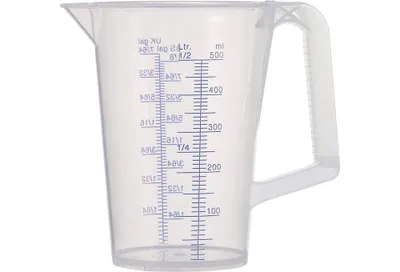 Image de PRESSOL gobelet mesureur 0,5l bleu gradué PP - 7081