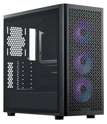 Zdjęcie produktu dla Cooler Master Elite 502, Midi Tower, PC, Czarny, ATX, EATX, ITX, micro ATX, Stal, Gaming