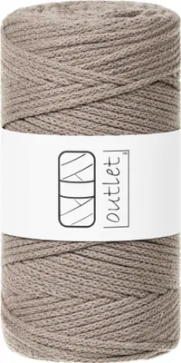 Obrázok produktu pre Taupe pletená šnúrka 3 mm 100 m OUTLET
