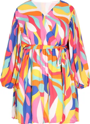 Image de Robe ebeeza pour femmes - multicolore, XL