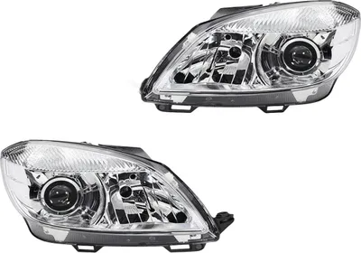 Produktbild von Hauptscheinwerfer-Set 12 V W5W H7/H7 PY21W Halogen DE FF HELLA für u.a. SKODA