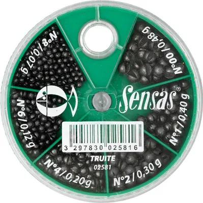 Produktbild von Sensas Bleischrotsortiment Standard Forelle
