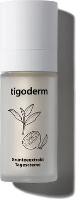 Zdjęcie produktu dla Tigogreen Tigoderm – krem na dzień do pielęgnacji skóry | 30 ml | Krem na dzień z ekstraktem z zielonej herbaty