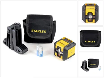 Produktbild von Stanley Linienlaser Cubix - rot, 12 m, 0,45 mm/m, 4°, Horizontal/Vertikal, Rot, Bezugspegel
