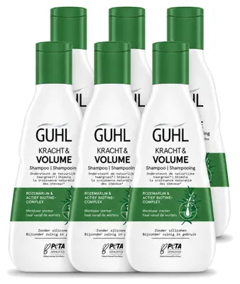 Obrázok produktu pre 6 ks šampónu Guhl Kracht & Volume - 250 ml - výhodný balík - 6 kusov