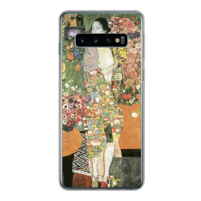Produktbild von MuchoWow® Handyhülle Schutzhülle Hülle für Samsung Galaxy S10 Tänzerin - Gustav Klimt Silikon Softcase Handy Hülle - Handytasche